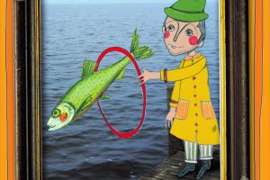 Plakat Herr Bohm und der Fisch