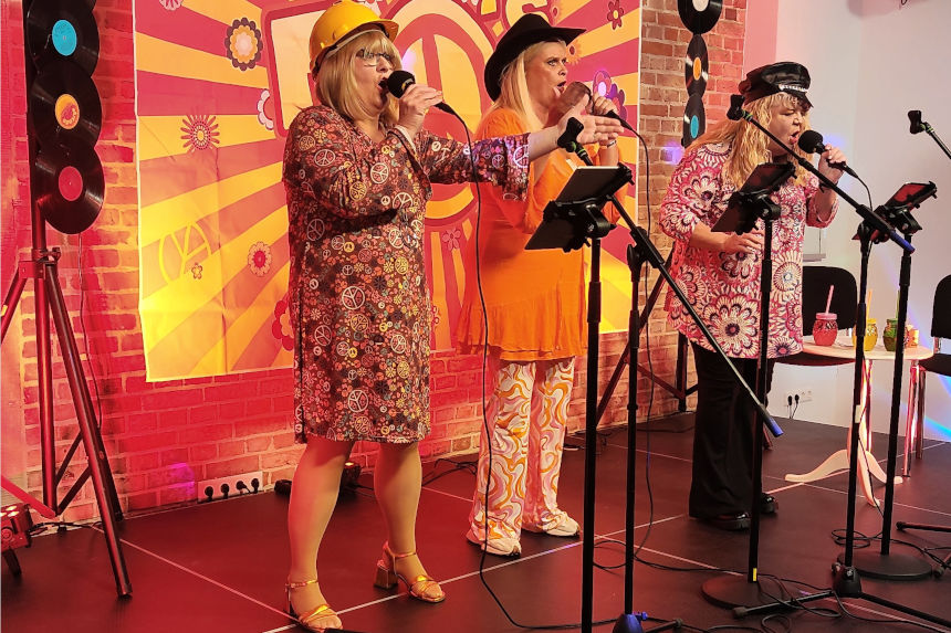 The Curvettes auf der Bühne